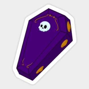 halloween coffin Sticker